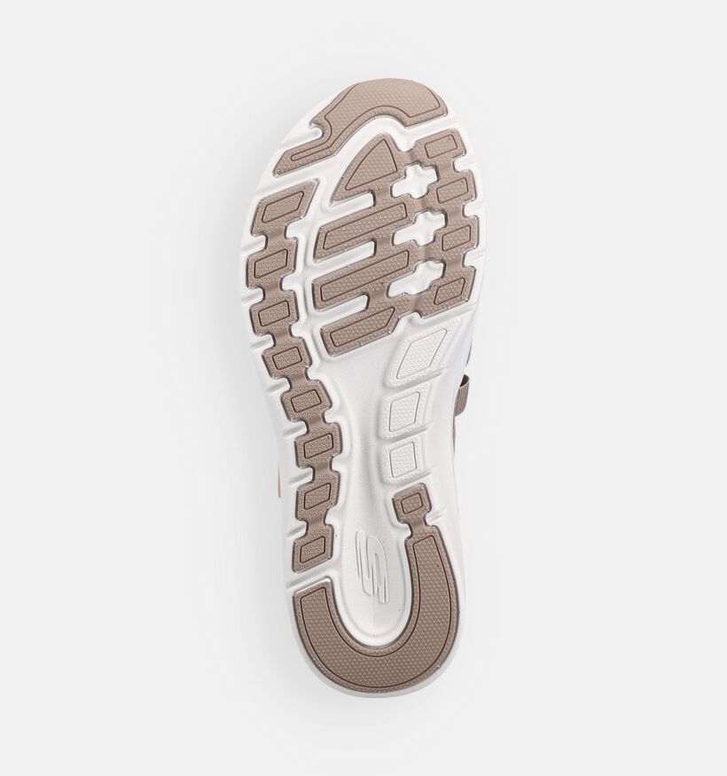 Skechers Arch Fit 2.0 Feelin' Bright Taupe Sandalen voor dames (371274)