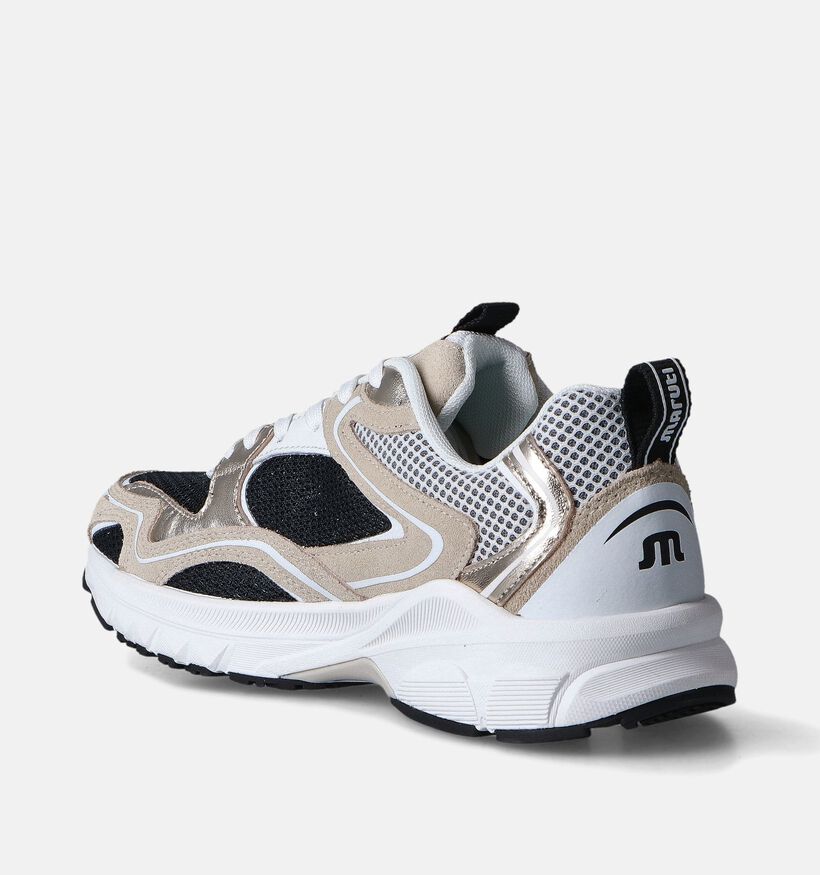 Maruti Novi Beige Sneakers voor dames (355859) - geschikt voor steunzolen