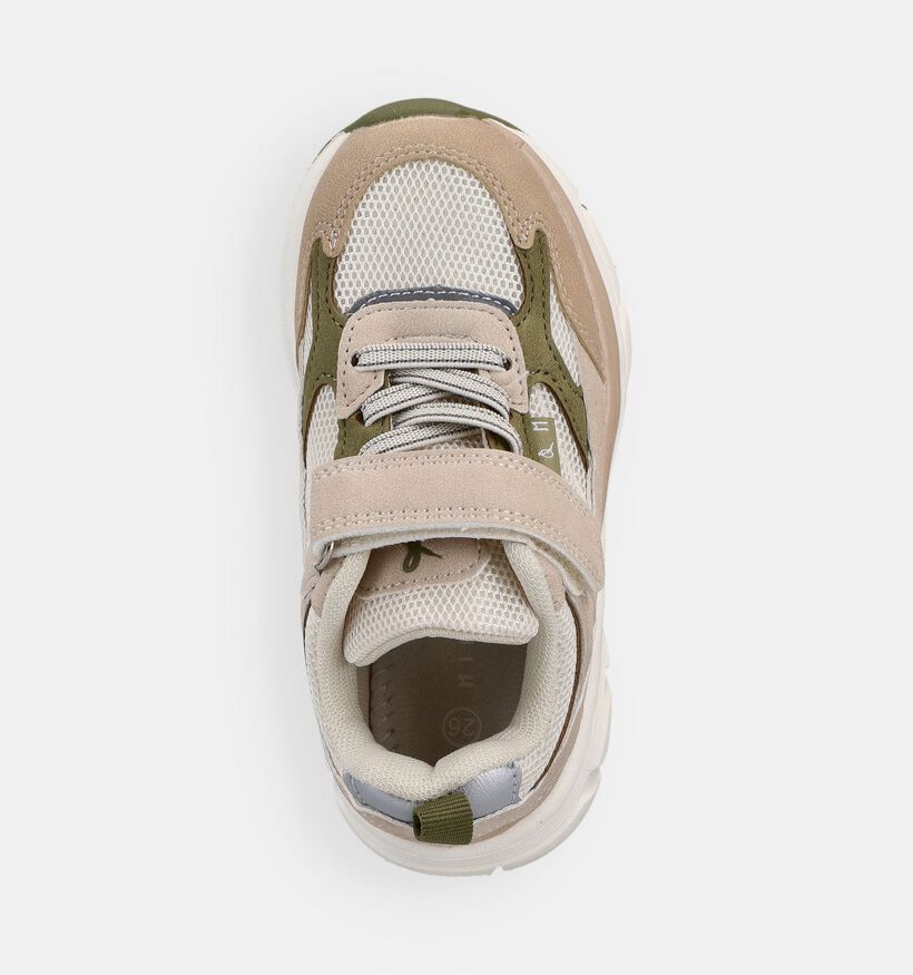 Milo & Mila Baskets basses en Beige pour filles, gar&ccedil;ons (371090)