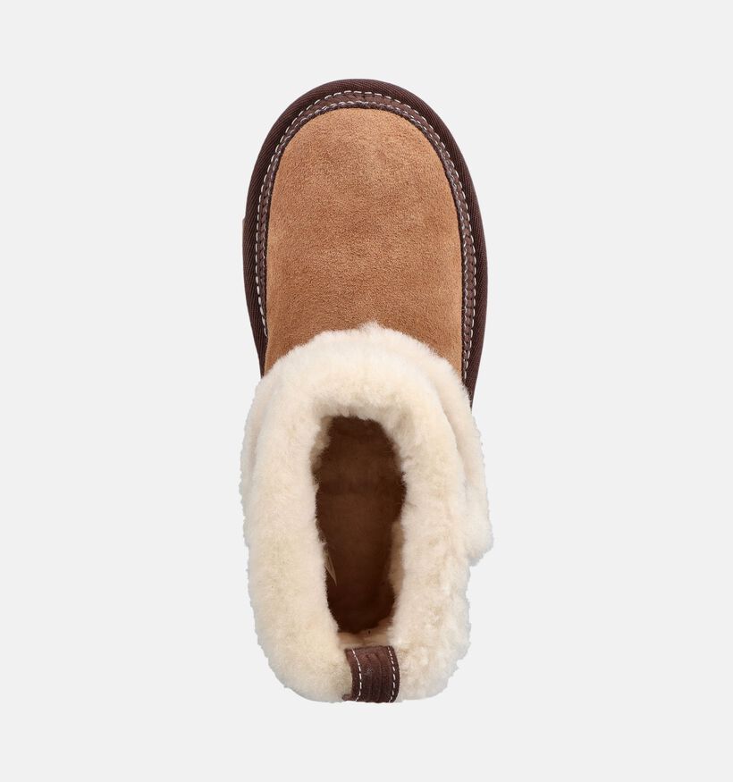 UGG Classic Mini II Heritage Bruine Enkellaarsjes voor meisjes (377999)