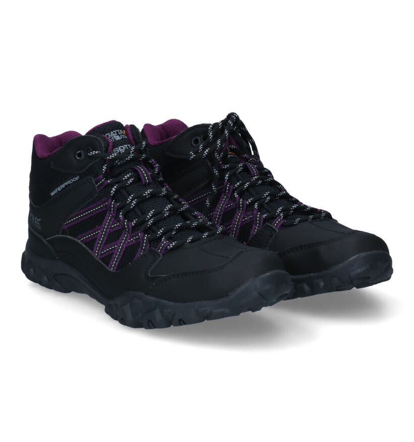 Regatta Lady Edgepoint Chaussures de randonnée en Noir pour femmes (312615) - pour semelles orthopédiques