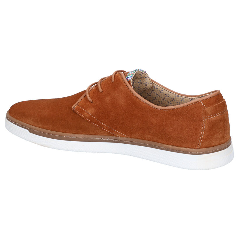 Borgo Sport Alonso Cognac Veterschoenen in daim (268600)