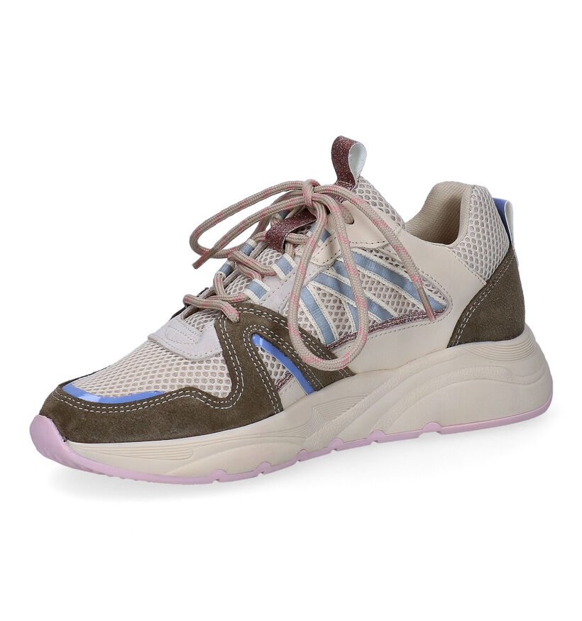 Poelman Kaki Sneakers voor dames (303600)