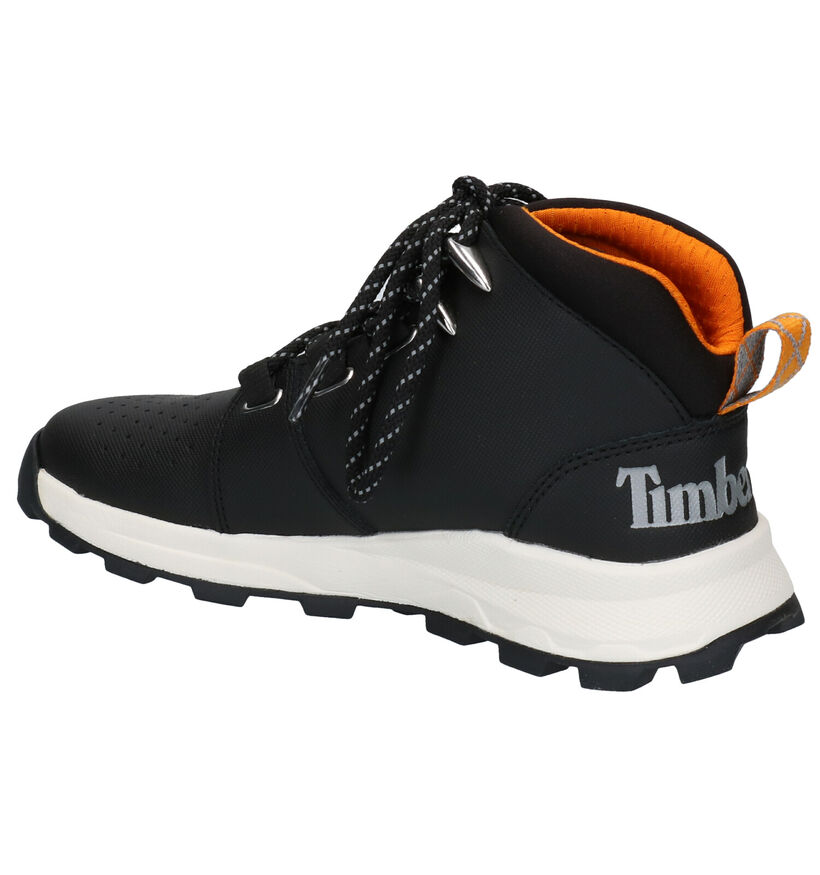 Timberland Brooklyn Mid Zwarte Bottines in leer (293800)