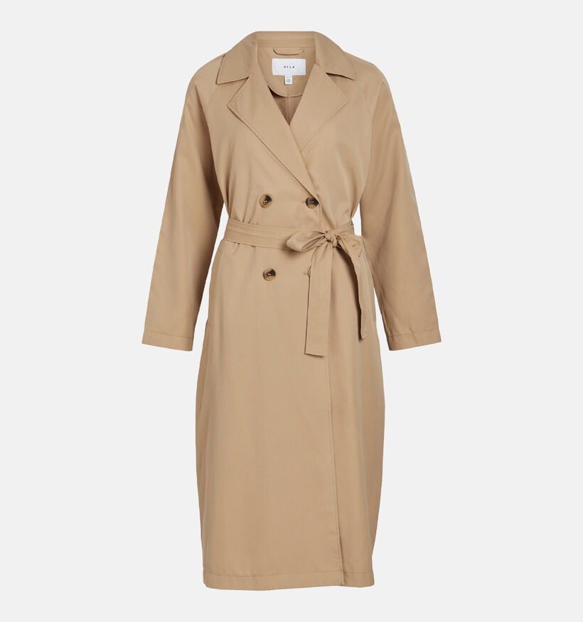 Vila Jancine Trenchcoat en Brun pour femmes (335483)