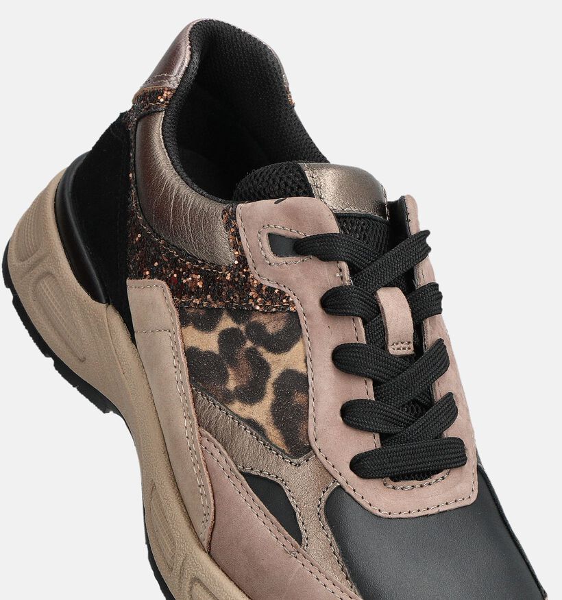 Gabor Taupe Lage Schoenen voor dames (361603) - geschikt voor steunzolen