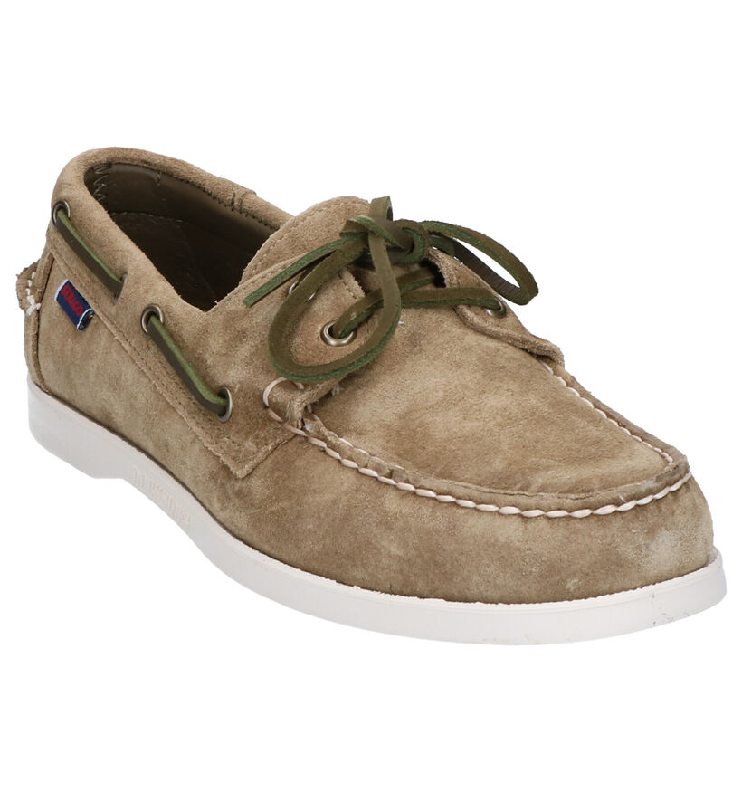 Sebago Dockside Portland Flesh Out Kaki Bootschoenen voor heren (336839)