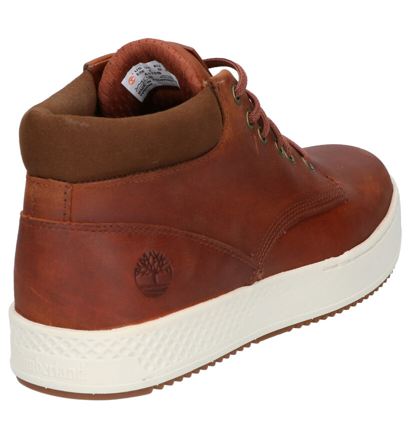 Timberland Cityroam Cupsole Chaussures hautes en Cognac en cuir (253694)