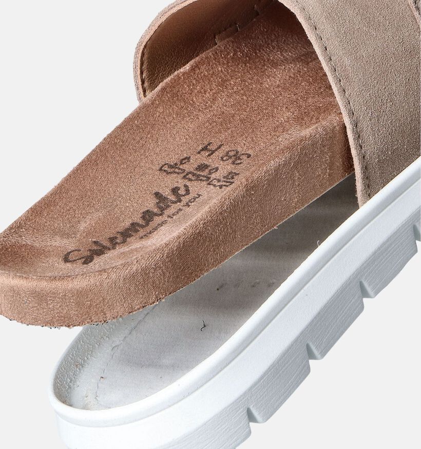 Solemade Abby Beige Slippers voor dames (355730) - geschikt voor steunzolen