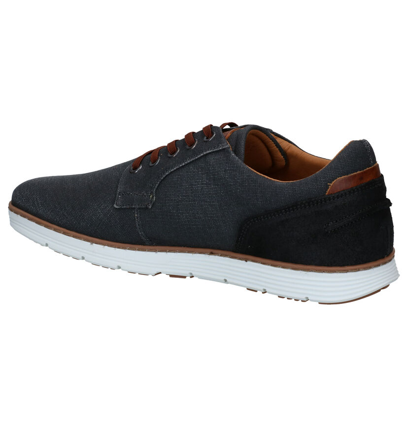 Bullboxer Chaussures à lacets en Gris foncé pour hommes (316061) - pour semelles orthopédiques