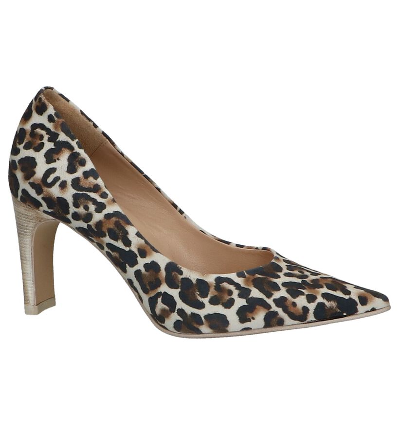 High Heel Pumps met Luipaardprint Zinda in daim (249687)