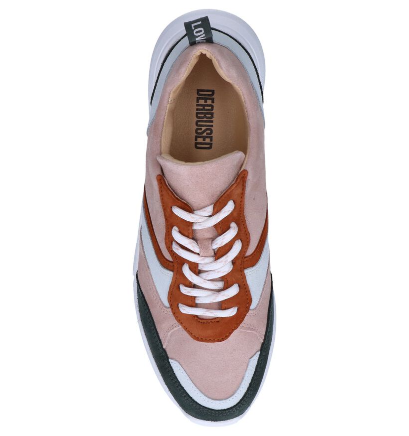 Beige Sneakers Deabused in daim (263732)