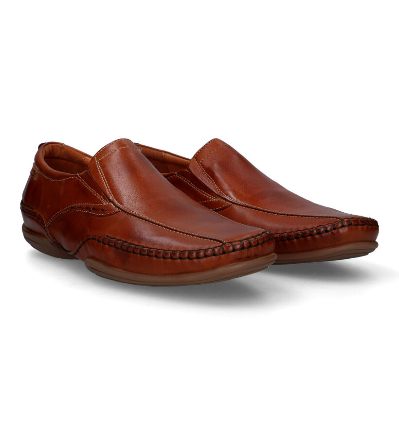 Pikolinos Puerto Rico Mocassins en Cognac pour hommes (340443) - pour semelles orthopédiques