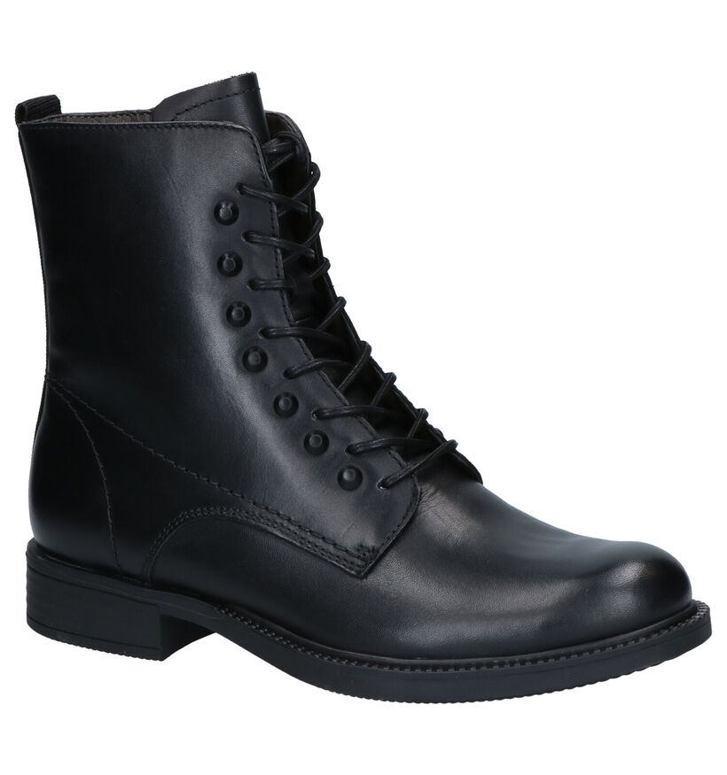 Tamaris TOUCH it Zwarte Boots in leer (257156)