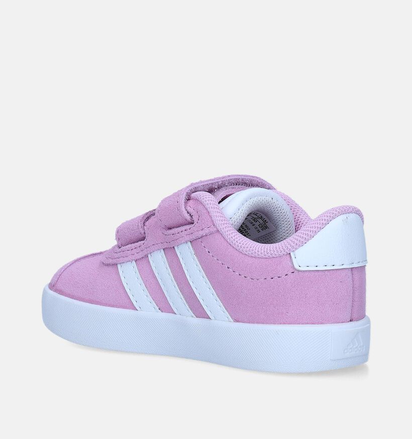 adidas VL Court 3.0 CF I Baskets en Rose pour filles (348313)