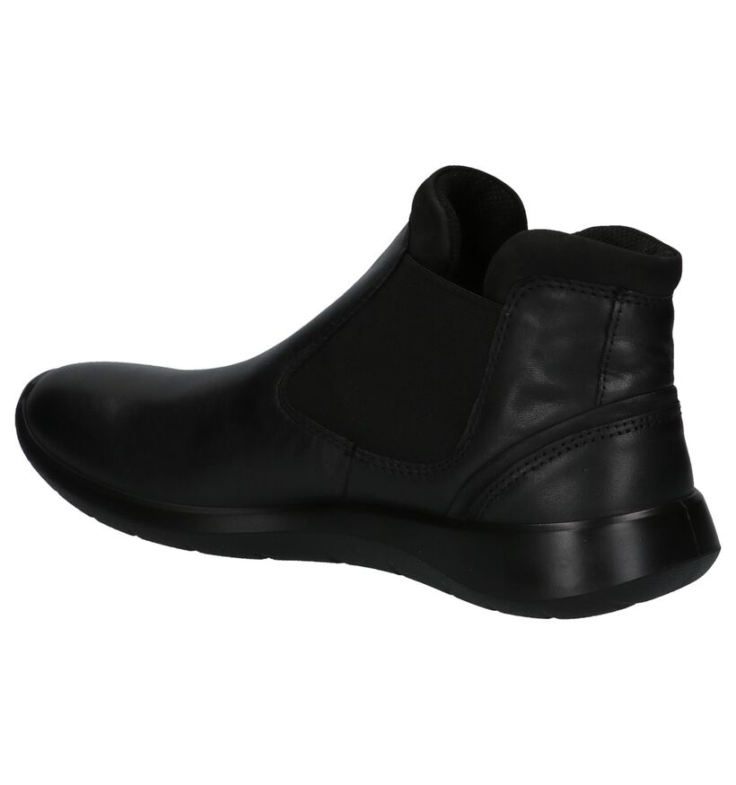 Zwarte Chelsea Boots Ecco Soft 5, , pdp