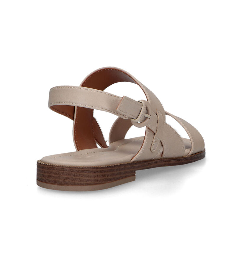 Esprit Beige Platte sandalen voor dames (334102)