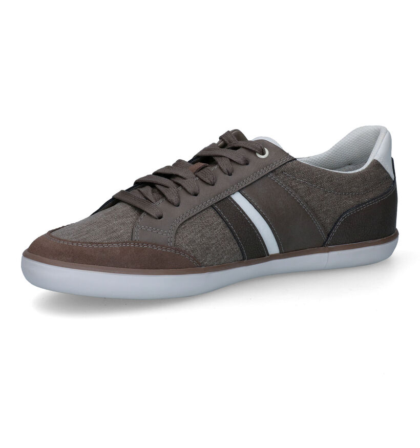 Geox Elver Chaussures à lacets en Taupe pour hommes (303534) - pour semelles orthopédiques