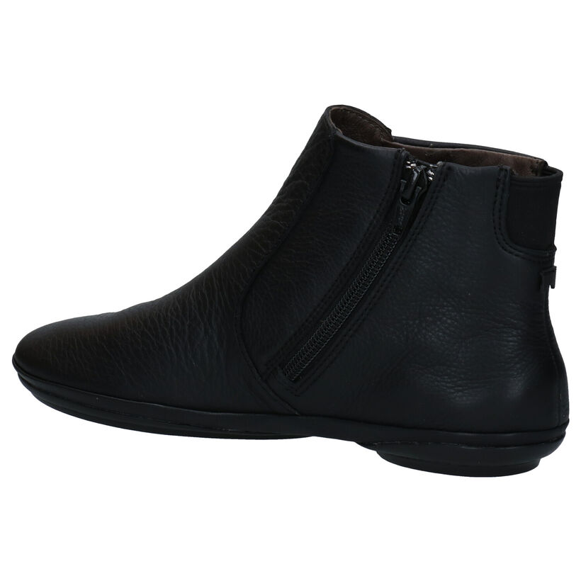 Camper Bottines plates en Noir en cuir (299826)