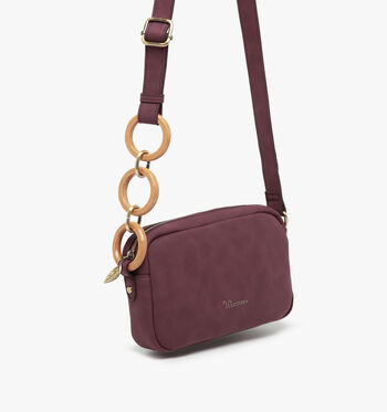 Woomen Crossbody tassen Bruin/Bordeaux