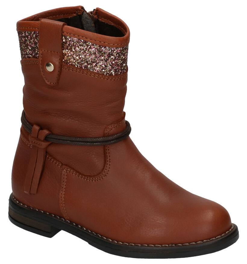 Little David Zafira Cognac Laarzen in leer (282862)