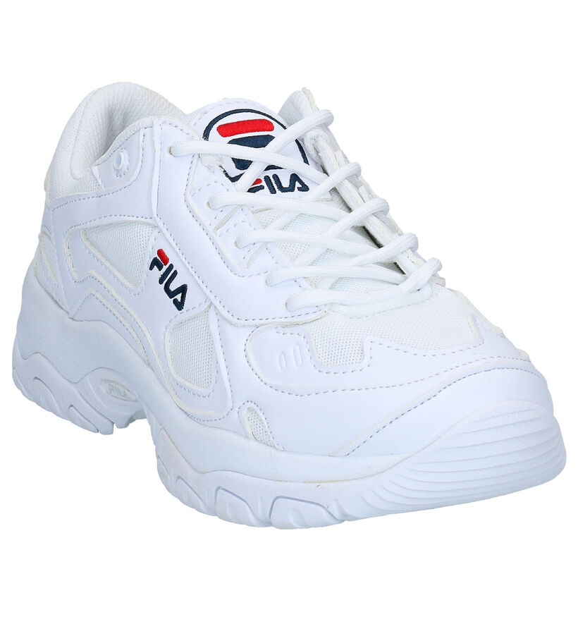 Fila Select Low Witte Sneakers in kunstleer (275055)