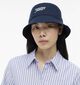Tommy Hilfiger Script Bucket Hat Casquette en Bleu fonc&eacute; pour femmes (375863)
