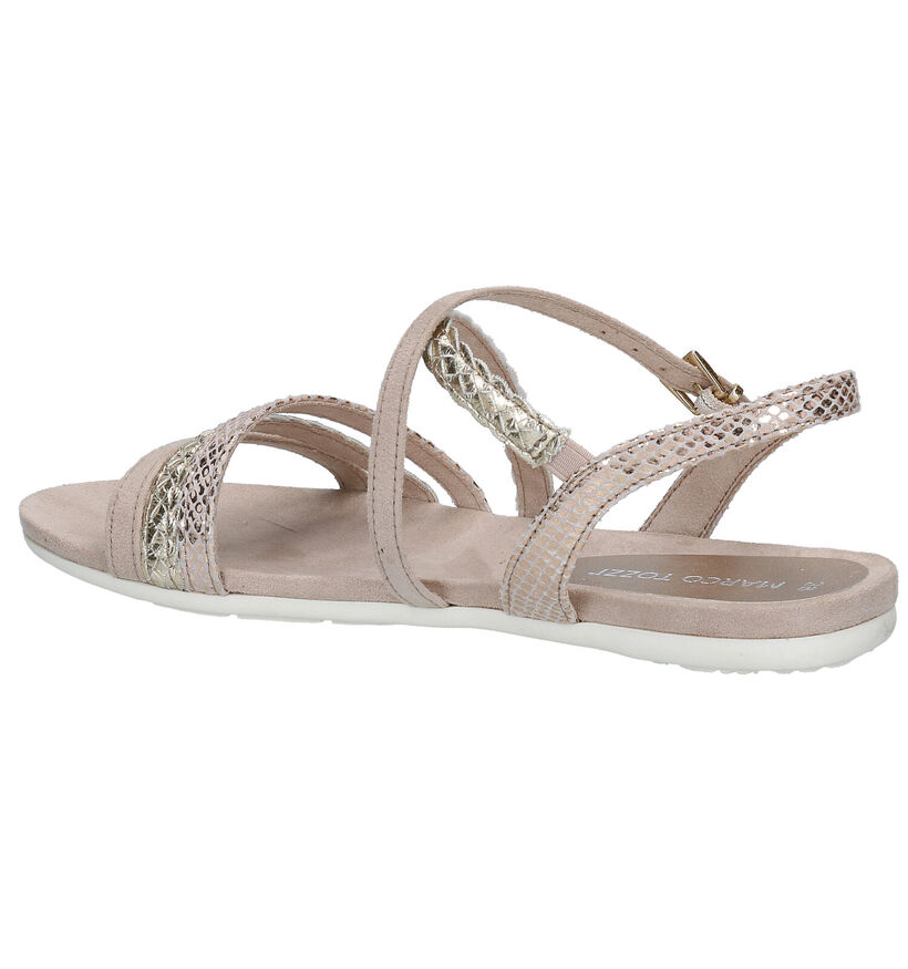 Marco Tozzi Beige Sandalen in kunstleer (289618)