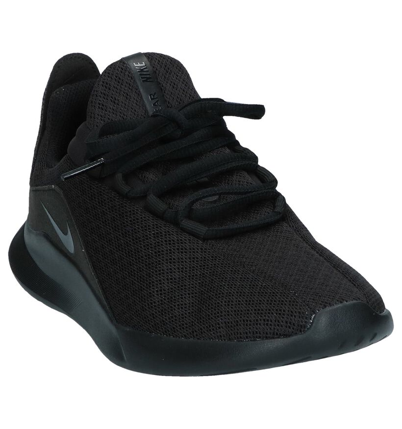 Nike Baskets basses en Noir en textile (238325)