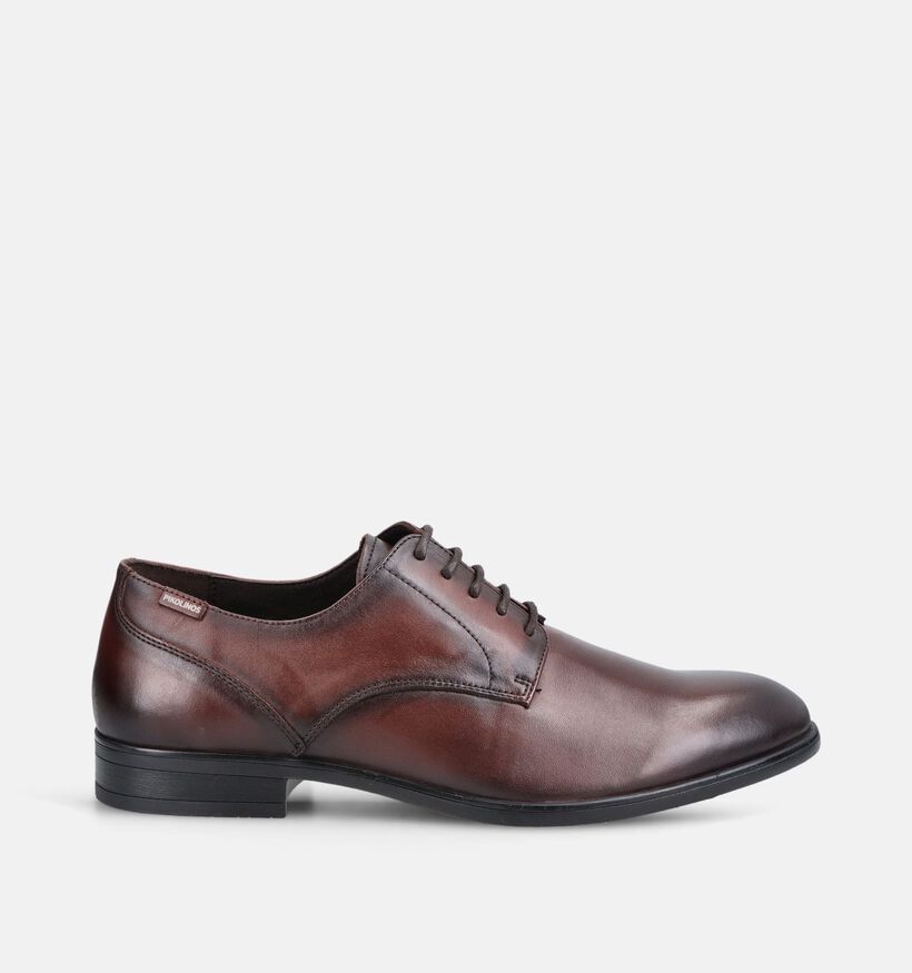 Pikolinos Donkerbruine Geklede Veterschoenen voor heren (387870) - geschikt voor steunzolen