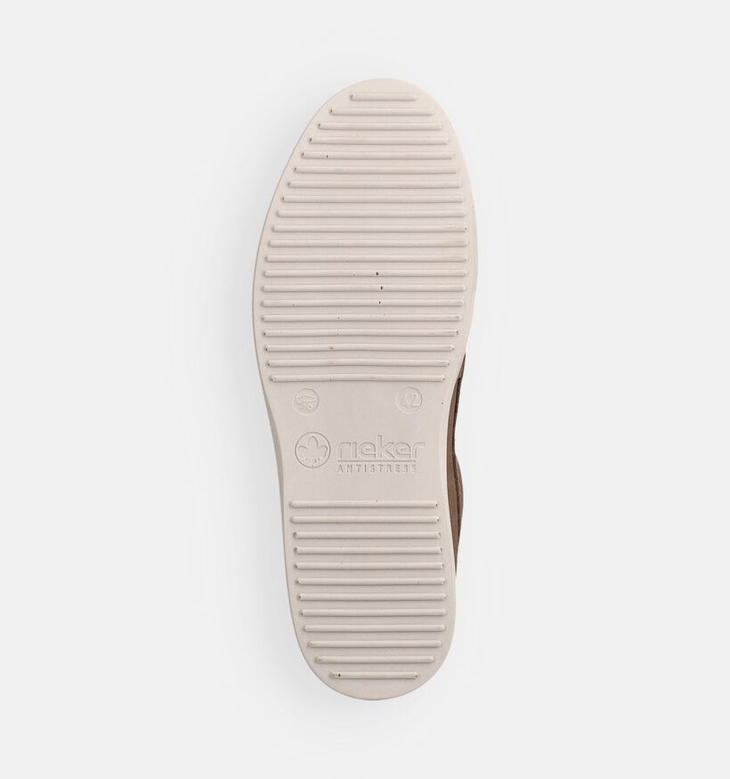 Rieker Chaussures bateau en Gris pour hommes (370479) - pour semelles orthop&eacute;diques