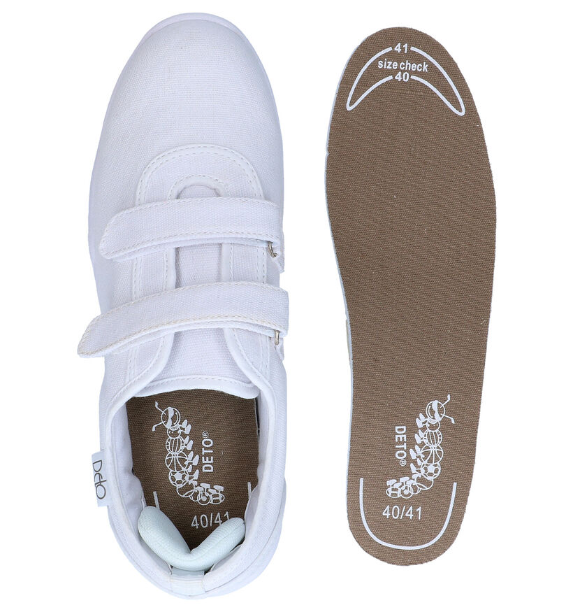 Deto Chaussures de sport en Blanc pour filles, garçons (293529) - pour semelles orthopédiques