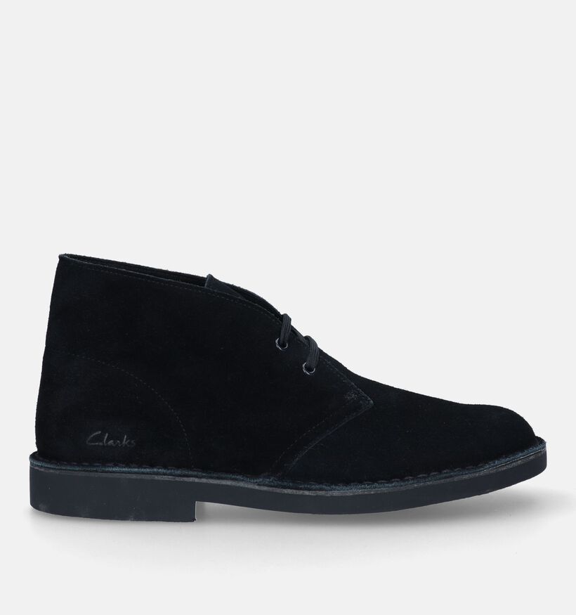 Clarks Desert Chaussures hautes en Noir pour hommes (330666) - pour semelles orthopédiques