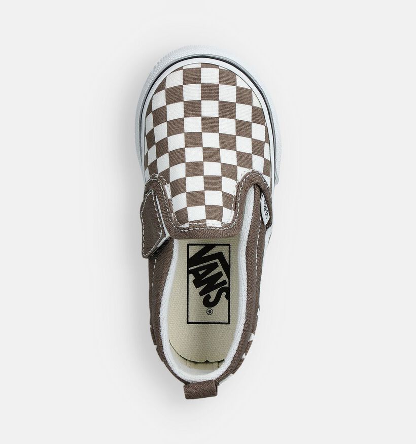 Vans Slip-on Baskets basses en Marron pour filles, garçons (361023)