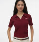Vero Moda Gold Cable Rode T-shirt voor dames (378424)