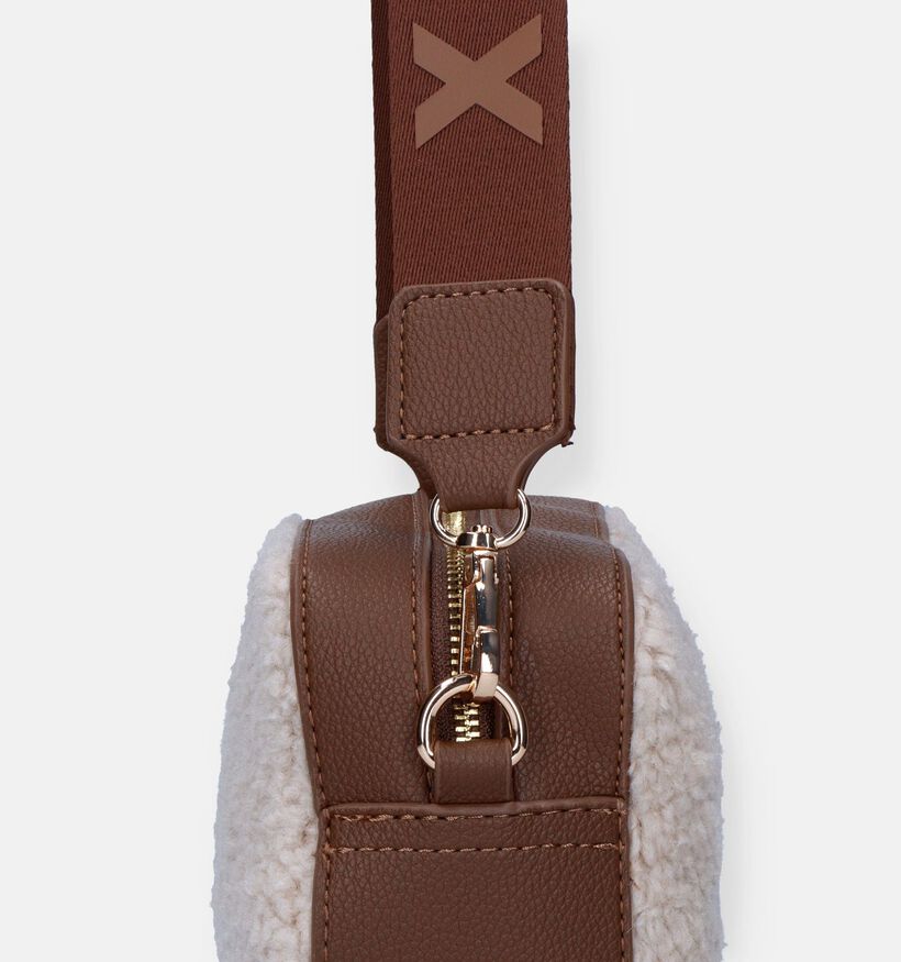 Mexx Sac port&eacute; crois&eacute; teddy en &Eacute;cru pour femmes (339316)