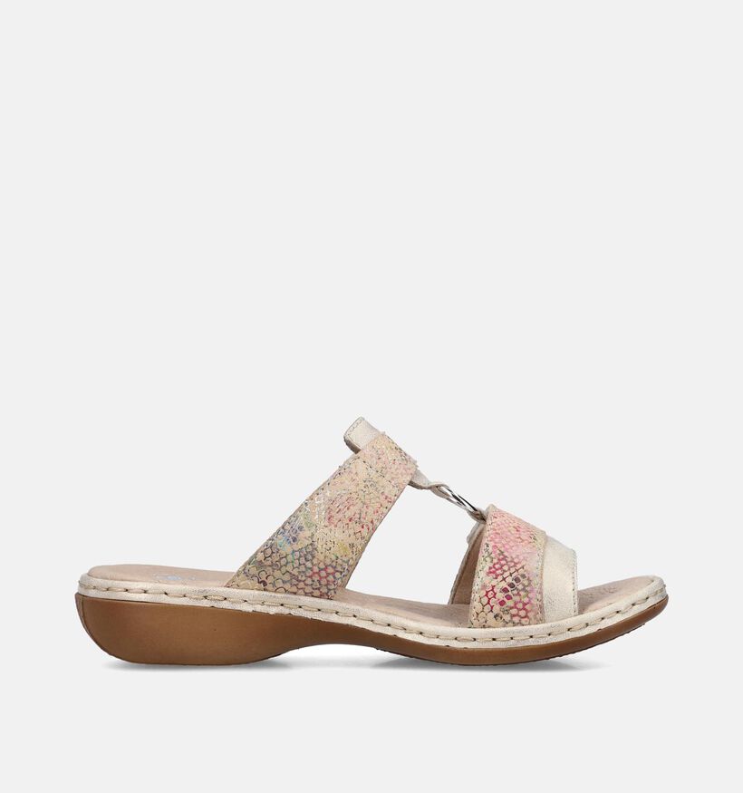 Rieker Beige Slippers voor dames (354956)