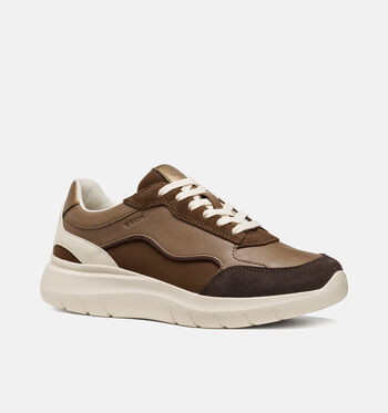 Geox Respira Low Baskets Marron/Vert