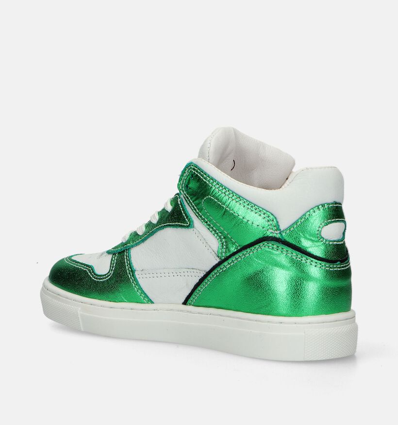 CKS Clipper Groene Hoge sneakers voor meisjes (339761)