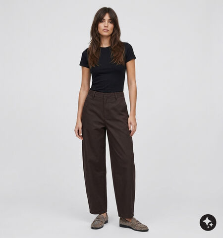 Pieces Jeans Bruin