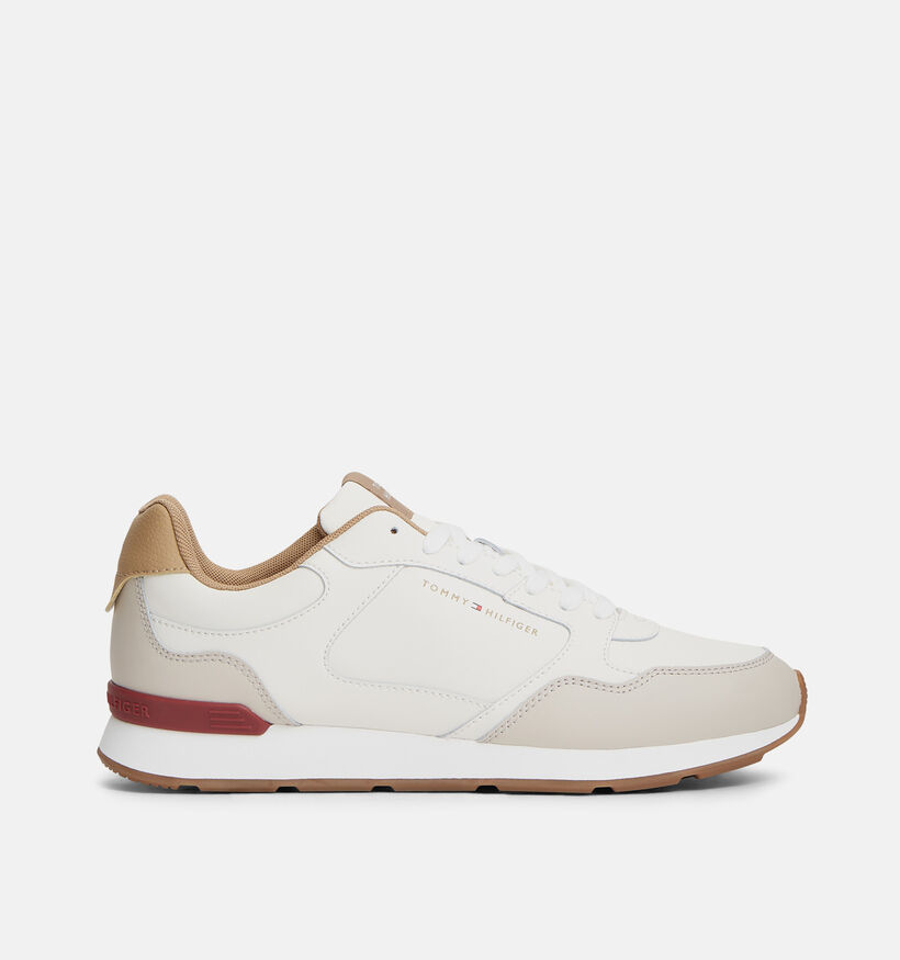 Tommy Hilfiger Light Eva Runner Chaussures &agrave; lacets en Blanc pour hommes (374914) - pour semelles orthop&eacute;diques