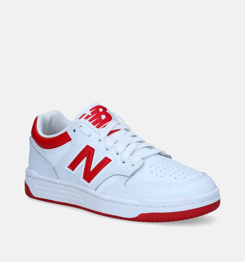 New Balance GSB 480 Baskets en Blanc pour filles, garçons (334558) - pour semelles orthopédiques