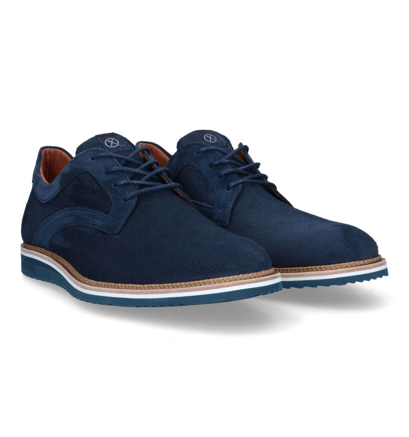 Ambiorix Iturba Blauwe Veterschoenen voor heren (324839)