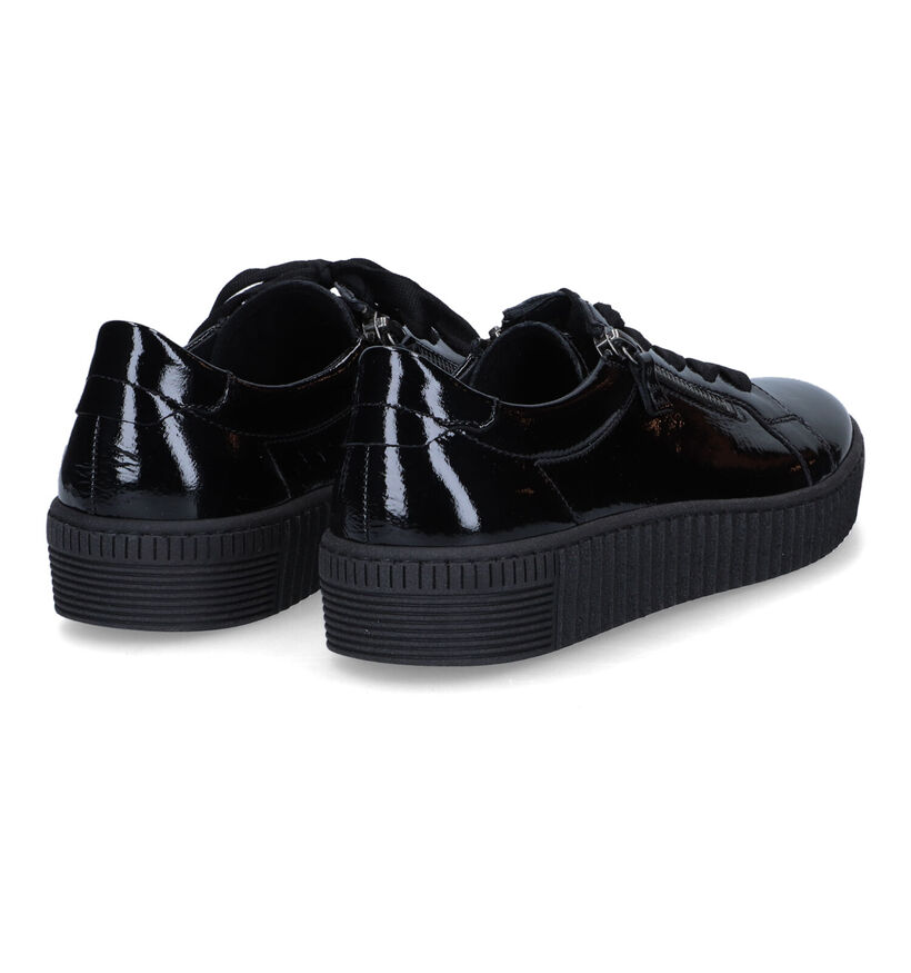 Gabor Best Fitting Chaussures à lacets en Noir en verni (315621)