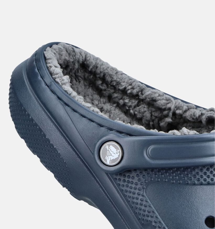 Crocs Classic Lined Donkerblauwe Slippers voor dames (381335)