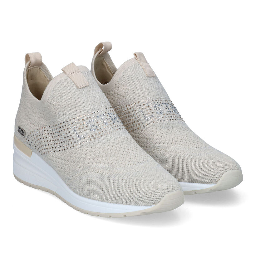 La Strada Beige Slip-On Sneakers voor dames (309645)