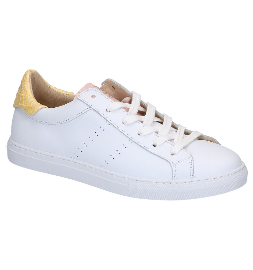 March23 Elmar Sneakers Wit in leer (269422)