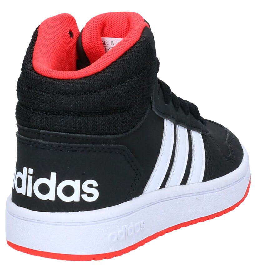 adidas Hoops Baskets en Noir pour garçons (299867)