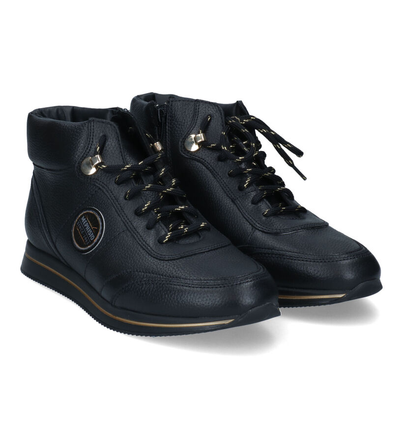 Mephisto Loly Baskets en Noir pour femmes (316746) - pour semelles orthopédiques
