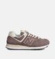 New Balance WL 574 Baskets sportives en Marron pour femmes (358241) - pour semelles orthopédiques